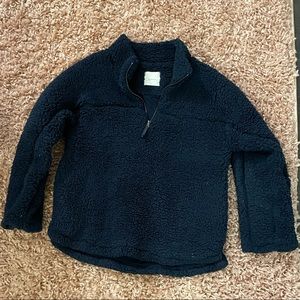 Lulu’s quarter zip Sherpa jacket